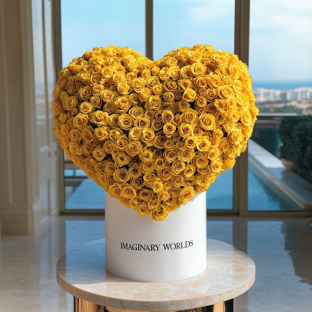 Ramo Buchón Yellow Heart - Imaginary Worlds