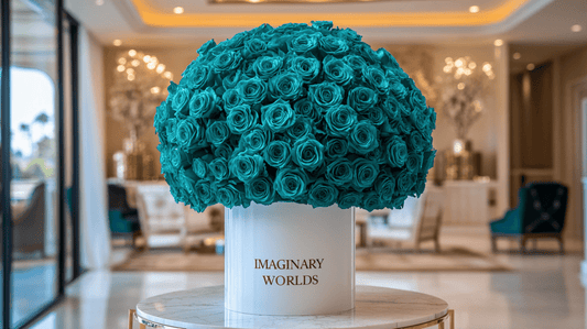 Teal Rose Etiquette – How to Use This Non-Traditional Color in Gifting - Imaginary Worlds