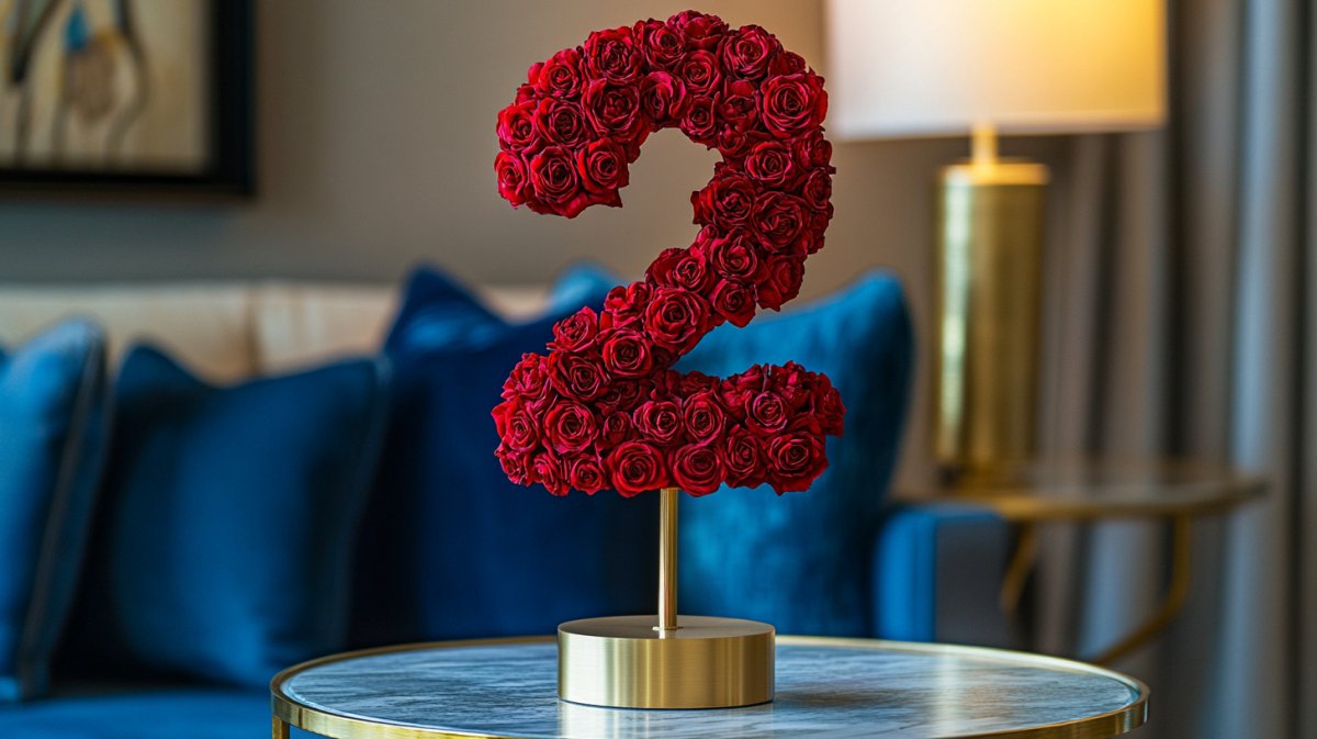 Number 2 Single Rose Lamp Collection