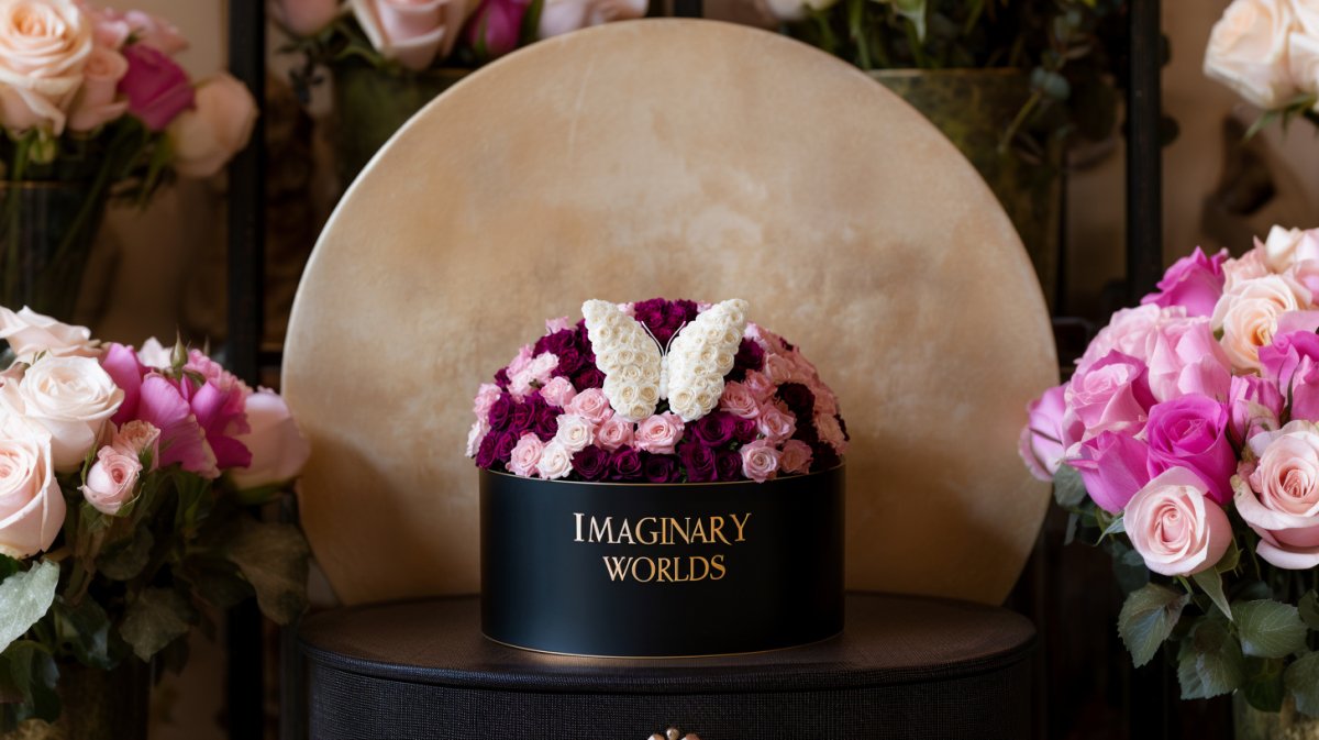 Ramo Buchon Butterfly Rose Collection