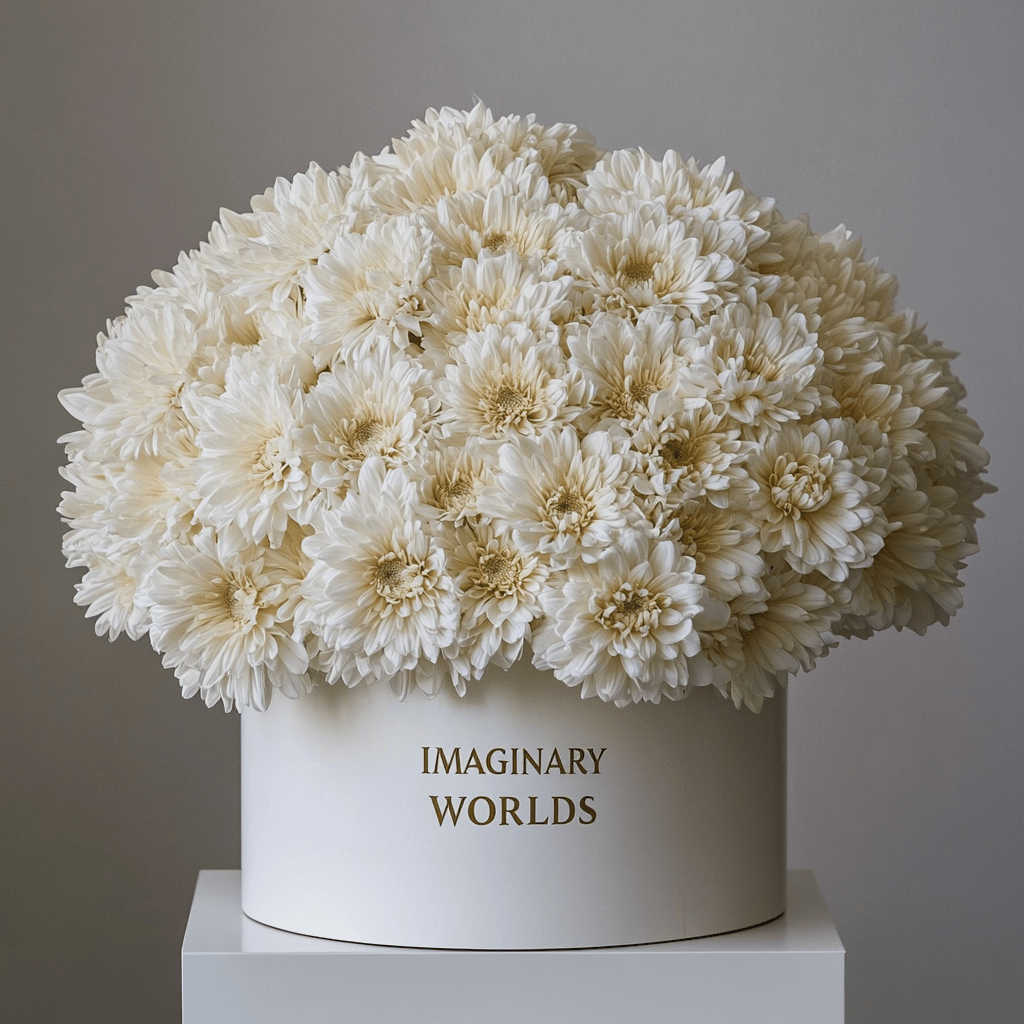 Forever Chrysanthemum Box – White Edition - Imaginary Worlds