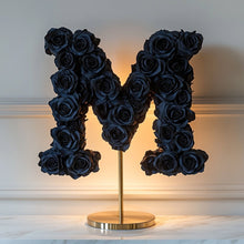 Hades Black Rose Letter M Lamp - Imaginary Worlds
