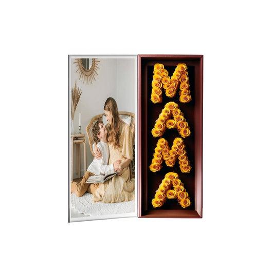 MAMA Yellow Rose Box - Customizable Floral Tribute - Imaginary Worlds
