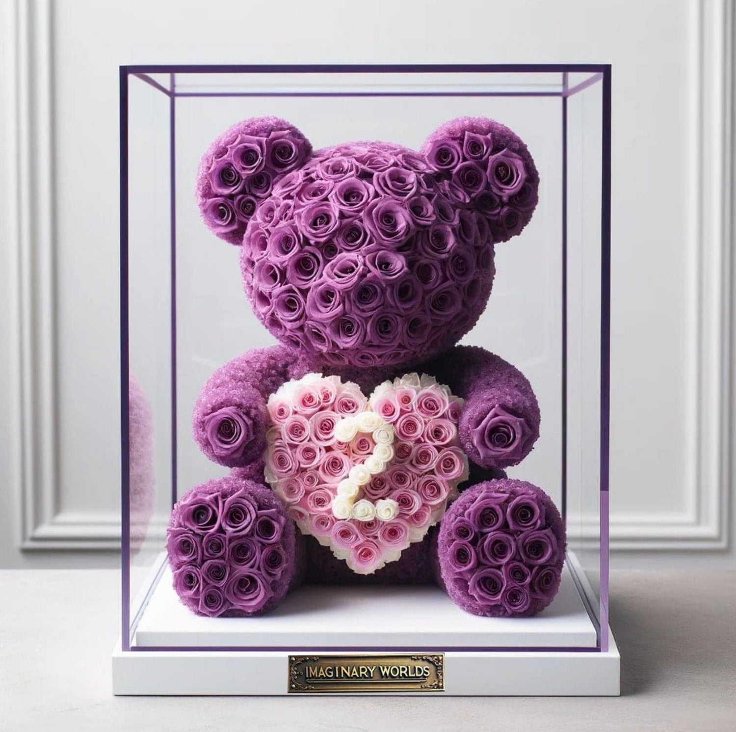 Custom Number Rose Bears – Celebrate Every Milestone in Roses