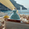 Tiffany Blue Rose Dress Sculpture - Imaginary Worlds