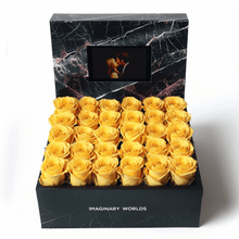 Yellow Roses Forever Multimedia Keepsake Box - Imaginary Worlds