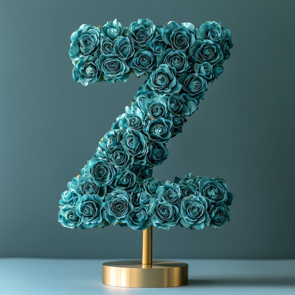 Teal Rose Lamp Collection