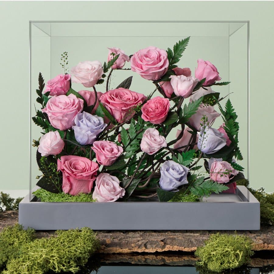 Rosy Mosaic Garden - Imaginary Worlds